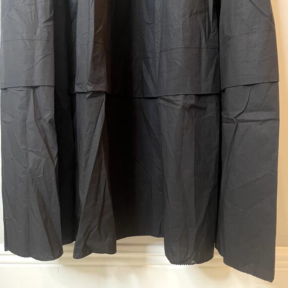 J.Crew Collection Strapless Notched Maxi Dress LBD Party Wedding CI878 Black 12 - Picture 7 of 16